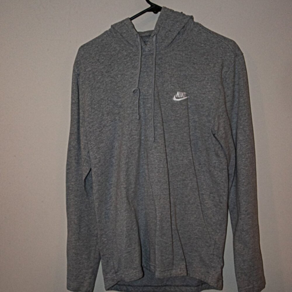 Nike Lightweight cotton Hoodie Gray Men size Medium